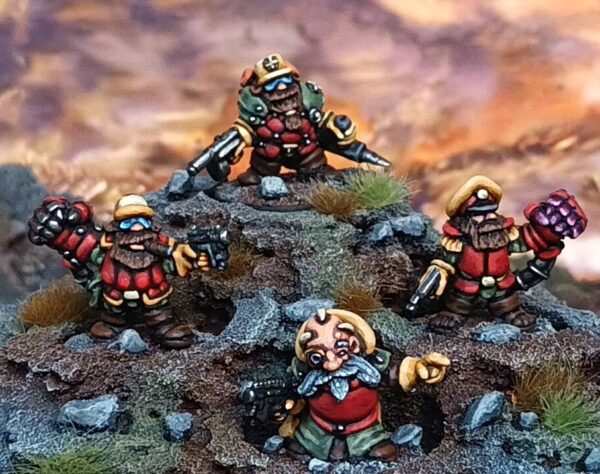 Space Dwarfs Heros (3D-Printed)