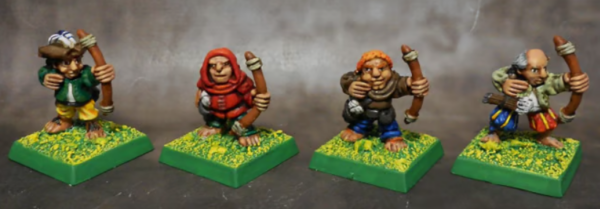 Halfling Archers set (3d-printed)