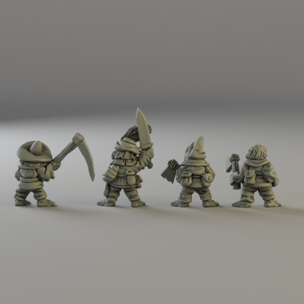 Halfling Militia 2 (3d-printed) - Image 2