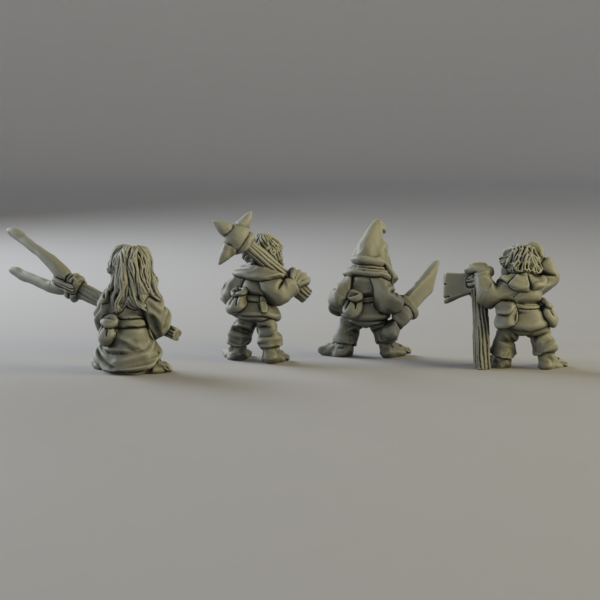 Halfling Militia 1 (3d-printed) - Image 2