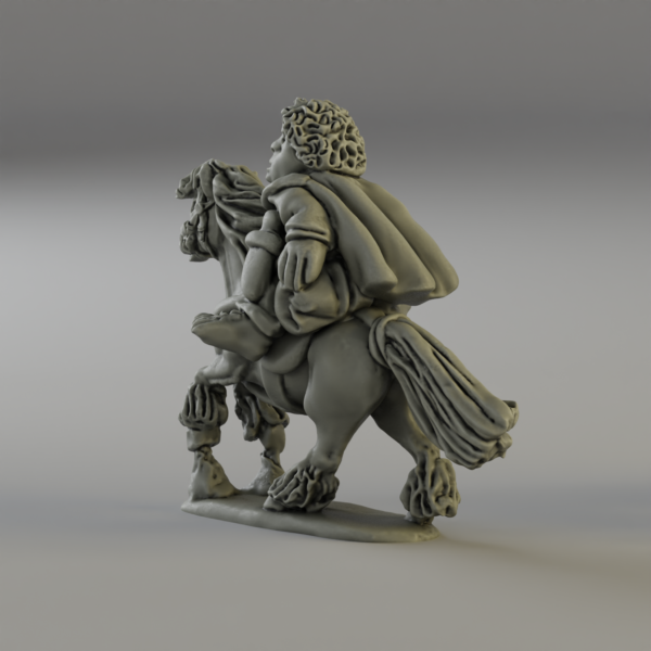 Halfling pony rider 1 (3d-printed) - Image 4