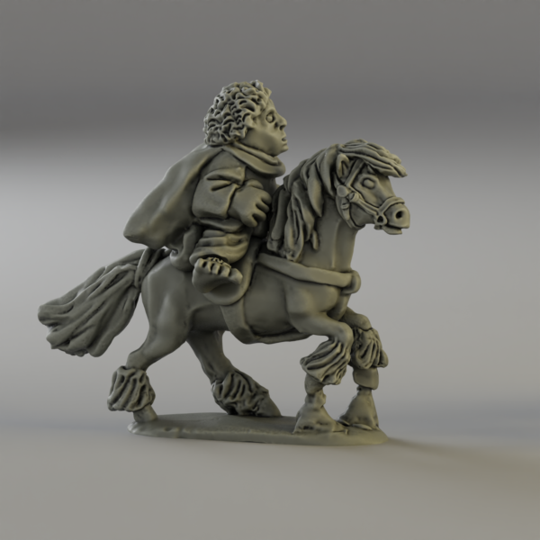 Halfling pony rider 1 (3d-printed) - Image 2