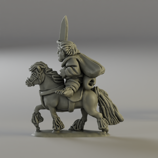Halfling pony rider 2 (3d-printed) - Image 4
