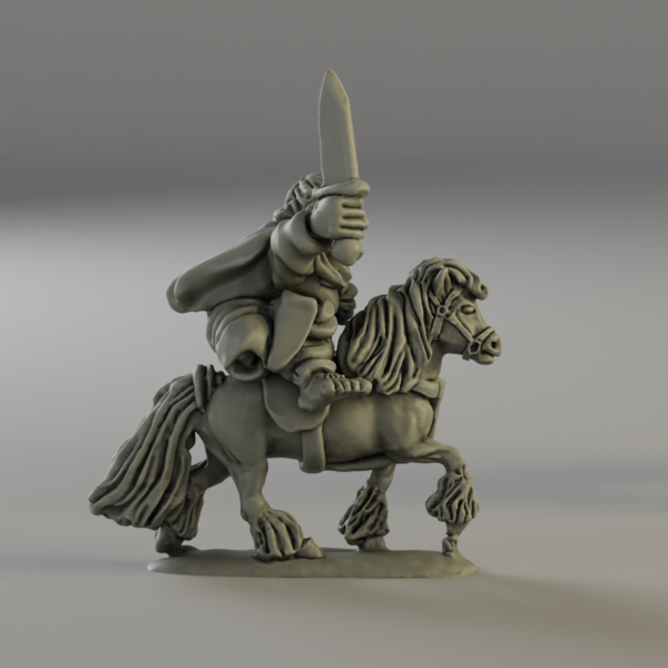 Halfling pony rider 2 (3d-printed) - Image 3
