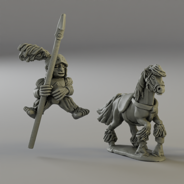 Halfling pony rider 4 (3d-printed) - Image 4