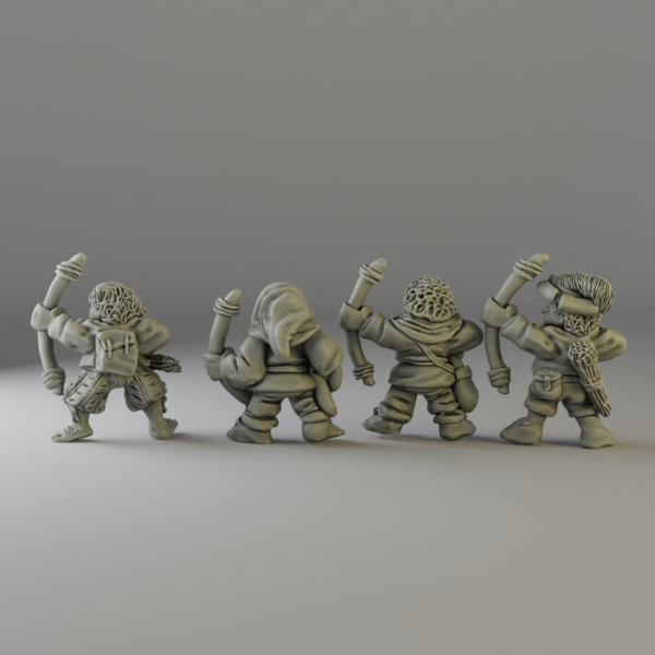 Halfling Archers set (3d-printed) - Image 3