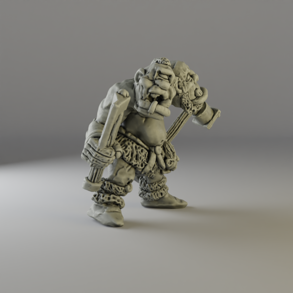 Two Headed Ogre (3D-Printed) - Image 4